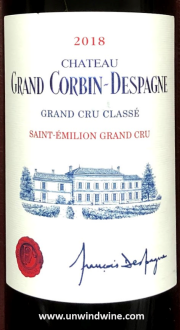 Chateau Grand Corbin Despagne Grand Cru Classe 2018