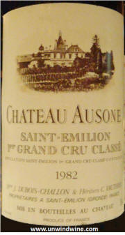 Chateau Ausone 1982