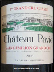 Chateau Pavie St Emilion 2006
