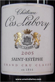 Cos Laboury St Estephe Grand Cru Classe 2005