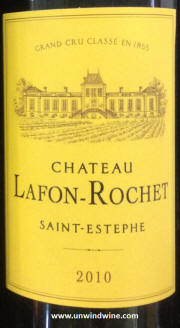 Chateau Lafon-Rochet St Estephe Bordeaux 2010