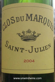 Clos du Marquis St Julien 2004