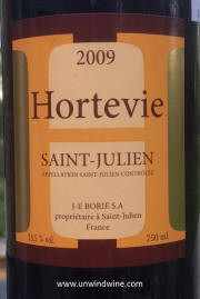 Hortevie St Julien Bordeaux 2009