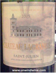 Chateau LaGrange St Julien 2005