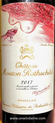 Mouton Rothschild 2017 Annetter Messager label