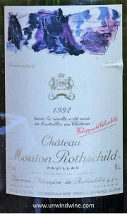 Mouton Rothschild 6l 1992