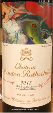 Chateau Mouton Rothschild Label 2015