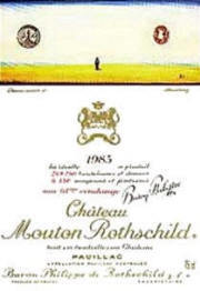 Mouton Rothschild 1983 label by Saul Stenberg