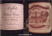 Bordeaux flight - La Croix Cardinal Grand Cru St Emilion 2005 - Reflets du Chateau Cissac Haut Medoc 2005