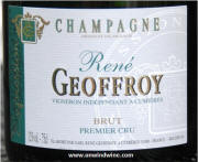Rene Geoffrey Brut Premier Cru Champagne