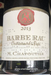 M. Chapoutier Barbe Rac CDP 2013