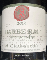 M. Chapoutier Barbe Rac CDP 2014