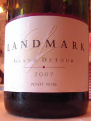 Landmark Grand Detour Pinot Noir 2007