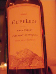 Cliff Lede Stags Leap District Napa Valley Cabernet Sauvignon 2006 label