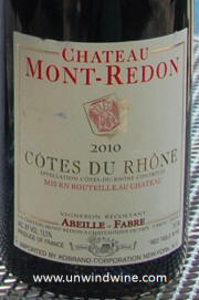 Mont-Redon Cotes-du-Rhone 2010
