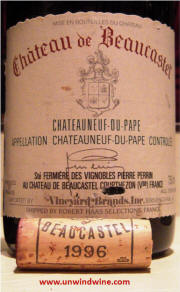 Chateau Beaucastel 1996 CDP