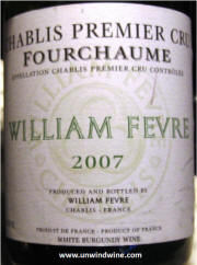 William Fevre Fourchaume Chablis Premier Cru 2007