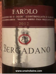 Bergadano Farolo Barolo 2012