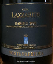 Fontanafredda Lazzarito Barolo1996