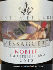 Montemercurio Messaggero Vino Nobile di Montepulciano DOCG 2015