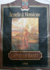 Castello Banfi 1994 label on McNees.org/winesite