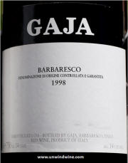 Gaja Barbaresco 1998