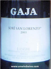 Gaja Sori San Lorenzo 2003