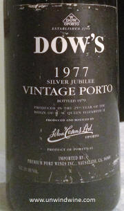 Dow's Vintage Port 1977