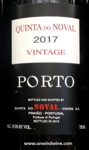 Quinta do Noval Vintage Porto 2017