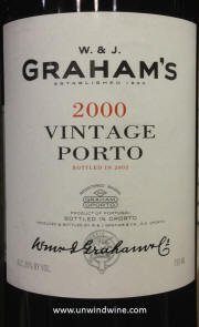 Grahams Vintage Porto 2000