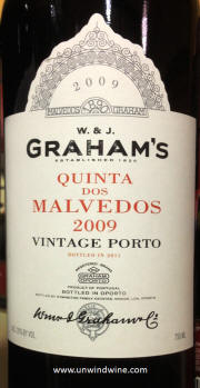 Graham's Quinta Dos Malvedos Vintage Port 2009