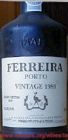 Ferreira Vintage Port 1980