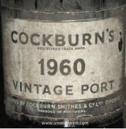 Cockburn's Vintage Port 1960