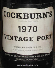 Cockburn's Vintage Port 1970