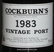 Cockburn's Vintage Port 1983