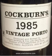 Cockburn's Vintage Port 1985 