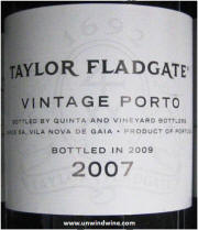 Taylor Fladgate Vintage Port 2007