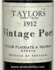 Taylors Vintage Port 1912