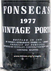 Fonseca Vintage Port 1977 