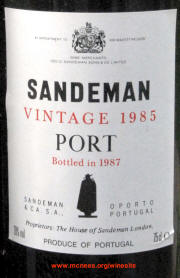 Sandman 1985 Vintage Port