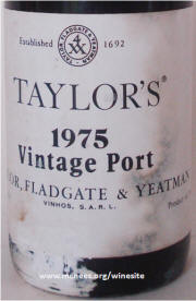 Taylor's Vintage Port 1975