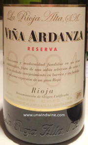 Vina Ardanza Rioja Reserva 2004