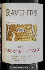 Ravines Finger Lakes Cabernet Franc 2018 