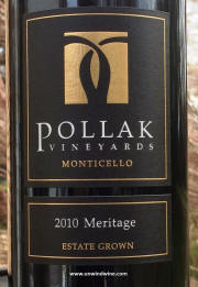 Pollack Vineyards Monticello Meritage 2010
