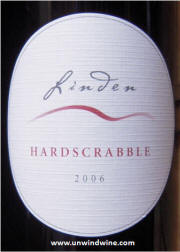 Linden Vineyards Hardscrabble Red Wine 2006