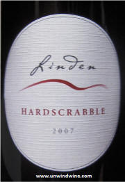 Linden Vineyards Hardscrabble Red Wine 2007