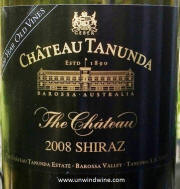 Chateau Tanunda 100 year old vines Shiraz 2008