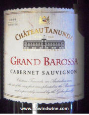 Chateau Tanunda Grand Barossa Cabernet Sauvignon 2009