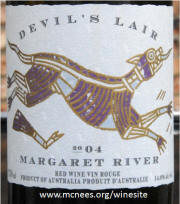 Devil's Lair Margaret River Red Wine 2004