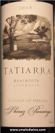 Tatiarra Heathcote Shiraz 2005